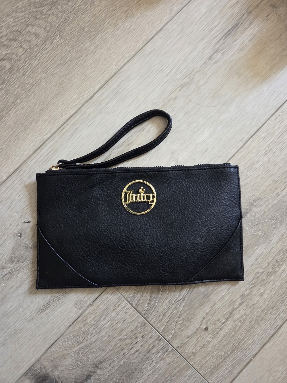 Juicy Couture Black Wristlet Clutch